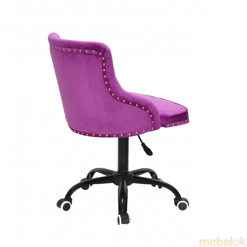 стілець з виглядом в обстановці (Стул OLIMP BK-Office Б-Т Пурпур B-1022)