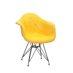 Кресло LEON SOFT BK-ML Ш-Л Желтый G-100