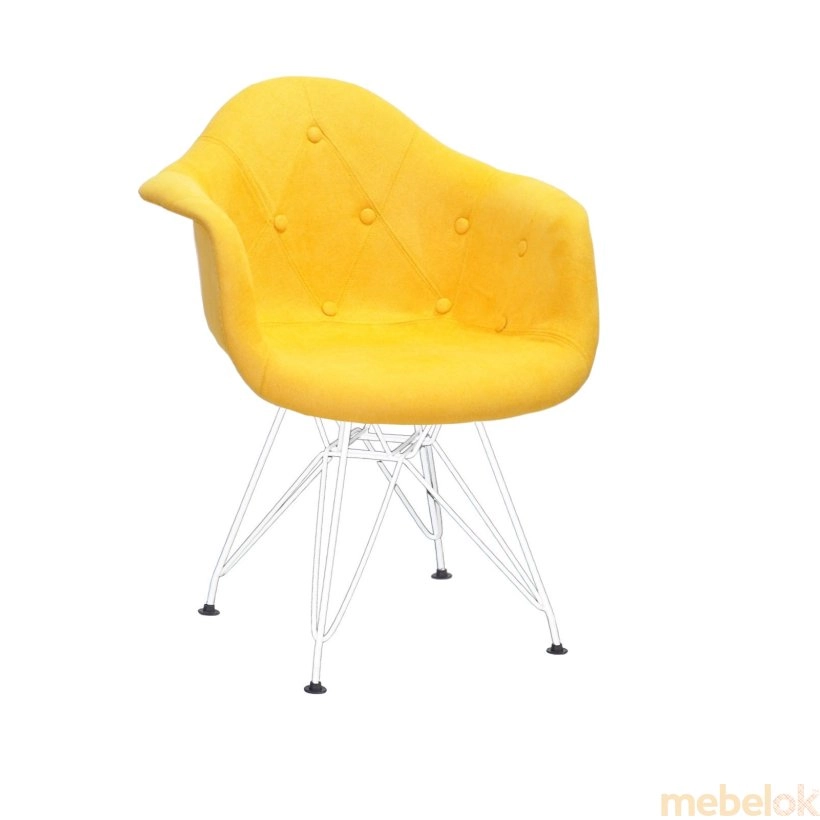 Кресло LEON SOFT WT-ML Ш-Л Желтый G-100
