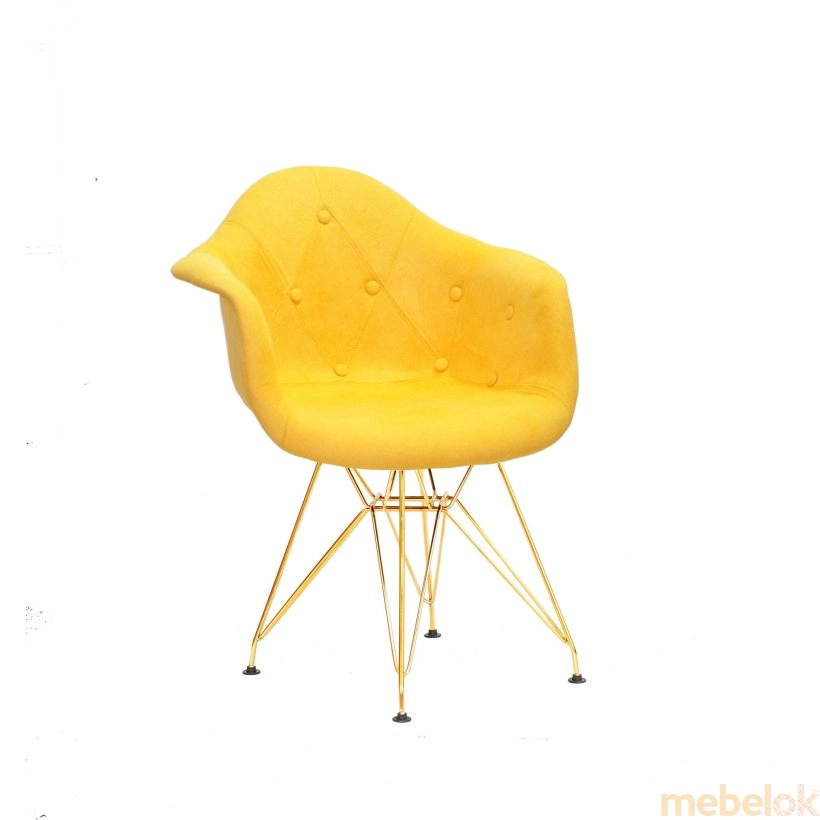Кресло LEON SOFT GD-ML Ш-Л Желтый G-100