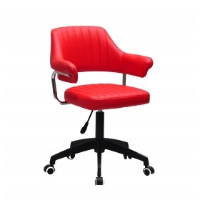 Кресло JEFF BK - Modern Office ЭК красный 1007