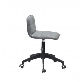 Стул REAL BK - Modern Office ЭК серый 1001