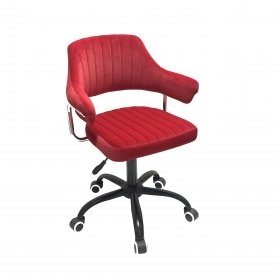 Кресло JEFF BK-Office Б-Т красный B-1016