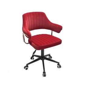Кресло JEFF BK - Modern Office Б-Т красный B-1016