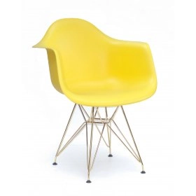 Кресло LEON GD-ML желтый 12