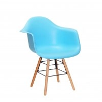 Кресло LEON Q голубой 52