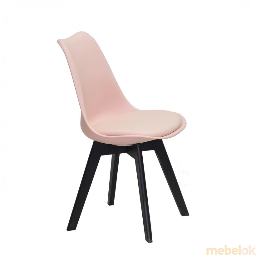 стул с видом в обстановке (Стул Milan - ВК розовый 63)