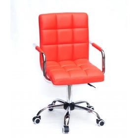 Кресло Augusto-ARM CH-Office экокожа Красный 1007