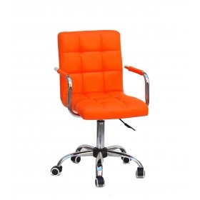 Кресло Augusto-ARM CH-Office экокожа оранж 1012