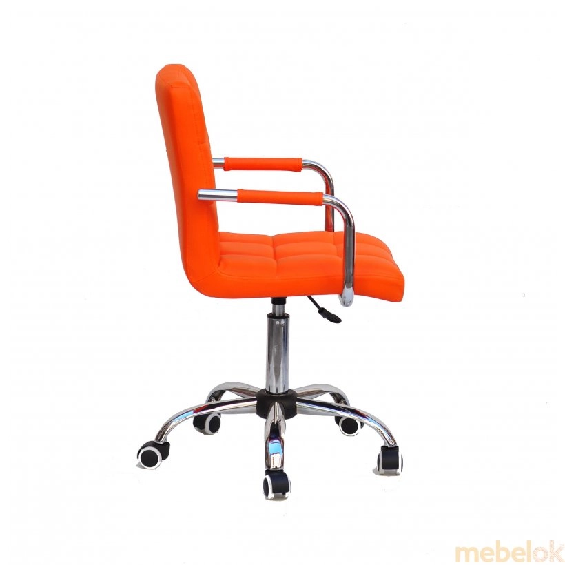 Крісло Augusto-ARM CH-Office екокожа оранж 1012 від фабрики Onder Mebel  (Ондер Мебель)