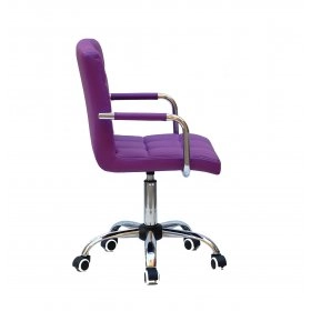 Кресло Augusto-ARM CH-Office экокожа пурпур 1010