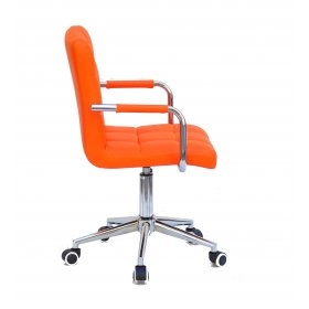 Кресло Augusto-ARM Modern Office экокожа оранж 1012