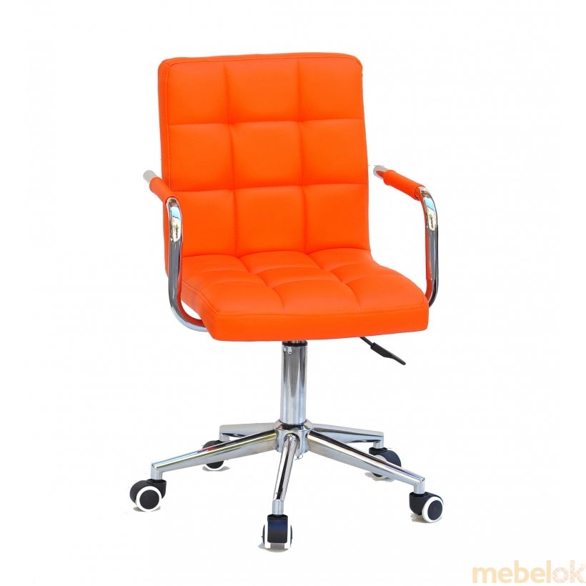 Кресло Augusto-ARM Modern Office экокожа оранж 1012 от фабрики Onder Mebel (Ондер Мебель)