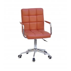 Кресло Augusto-ARM Modern Office экокожа коричневый 1014