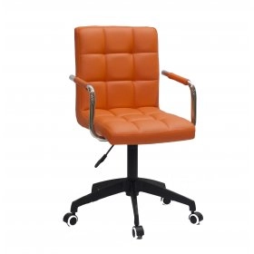 Кресло AUGUSTO-ARM BK-Modern Office экокожа оранж 1012