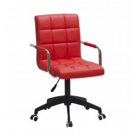 Крісло AUGUSTO-ARM BK-Modern Office екокожа червоний 1007