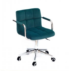 Кресло Arno-Arm Modern CH-Office Бархат Зеленый В-1003