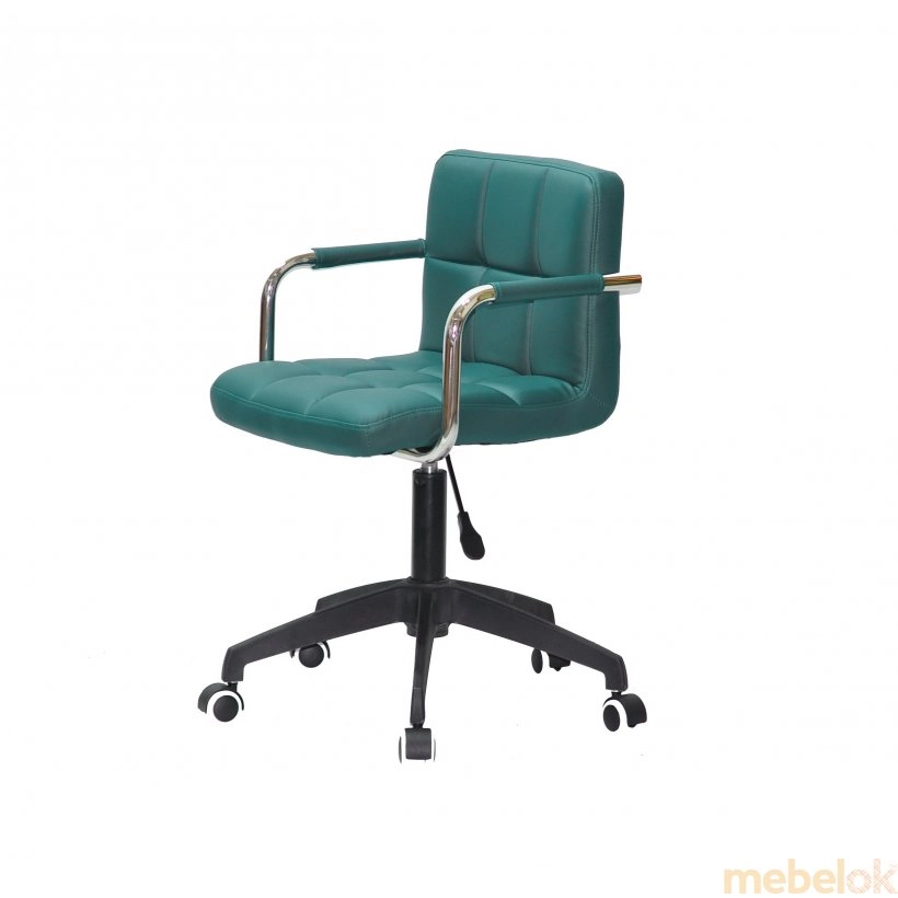 Кресло ARNO - ARM BK - Modern Office ЭК зеленый 1002 от фабрики Onder Mebel (Ондер Мебель)