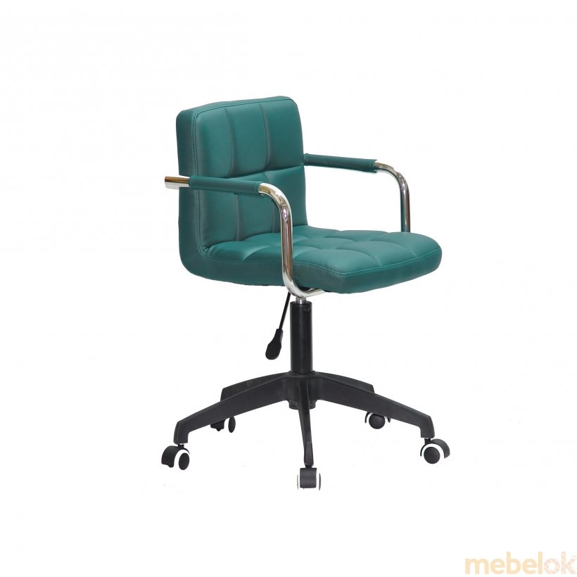 стул с видом в обстановке (Кресло ARNO - ARM BK - Modern Office ЭК зеленый 1002)