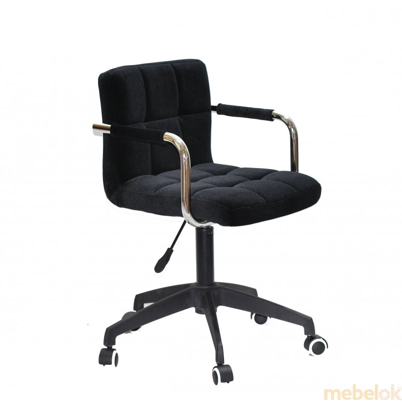 стул с видом в обстановке (Кресло ARNO - ARM BK - Modern Office Б-Т черный B-1011)