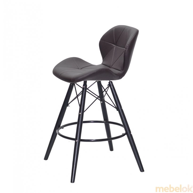 стілець з виглядом в обстановці (Стілець Invar - BK Напів-Бар ЕК коричневий 80)