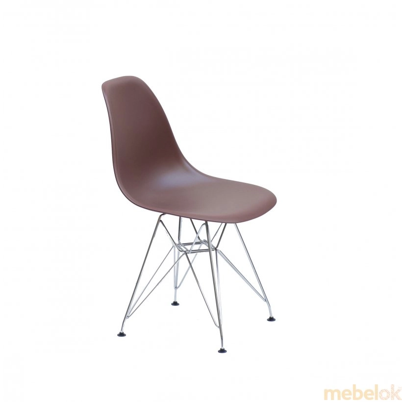 стул с видом в обстановке (Стул NIK CH-ML коричневый 120)