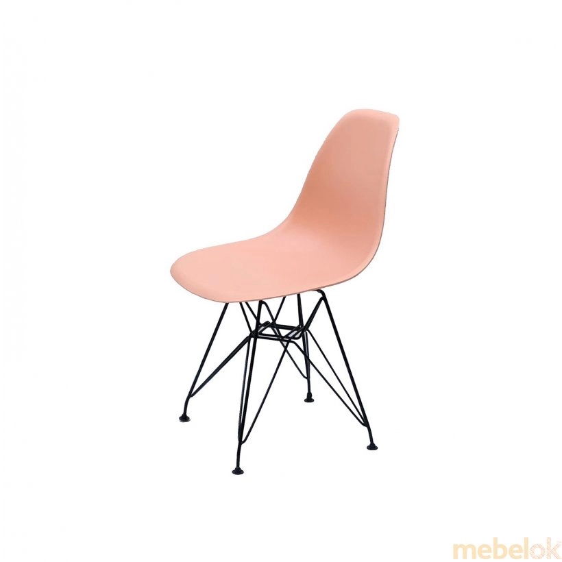 стул с видом в обстановке (Стул NIK BK-ML розовый 64)