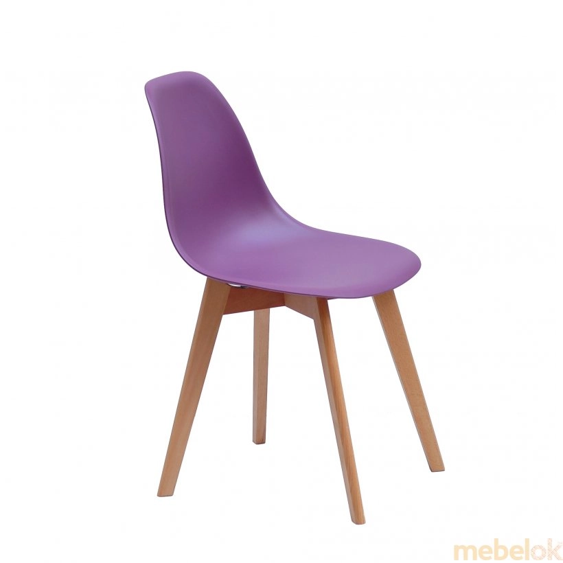 стілець з виглядом в обстановці (Стул NIK D пурпур 62)