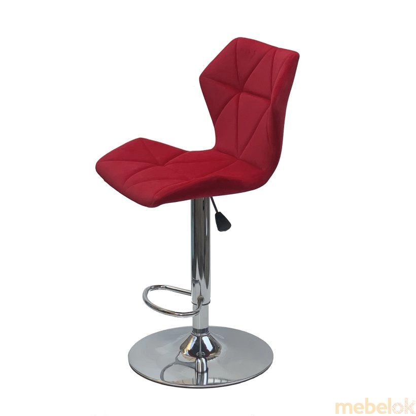 стілець з виглядом в обстановці (Стілець TORINO 385 BAR CH - BASE Б-Т червоний B-1016)