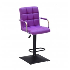 Кресло AUGUSTO - ARM BAR 4BK - BASE ЭК пурпур 1010
