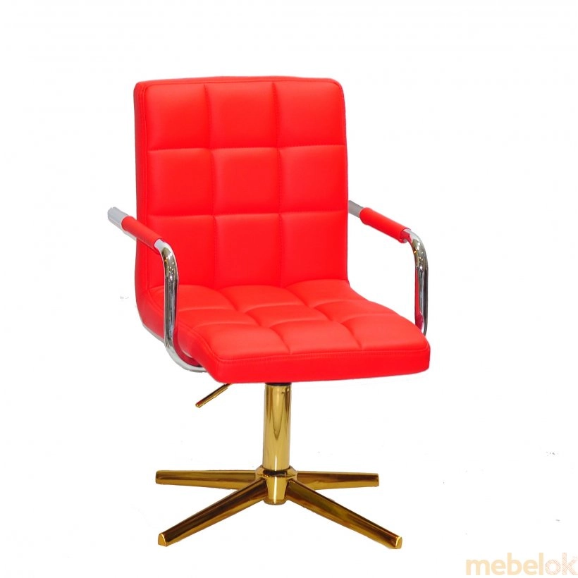 Кресло AUGUSTO - ARM GD - Modern Base ЭК красный 1007