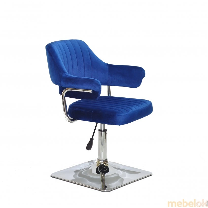 Кресло JEFF 4 - CH - BASE Б-Т синий B - 1026 от фабрики Onder Mebel (Ондер Мебель)