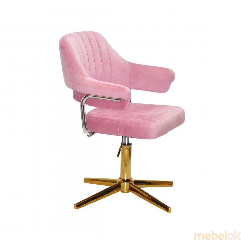 Кресло JEFF GD - Modern Base Б-Т Розовый B-1025 от фабрики Onder Mebel (Ондер Мебель)
