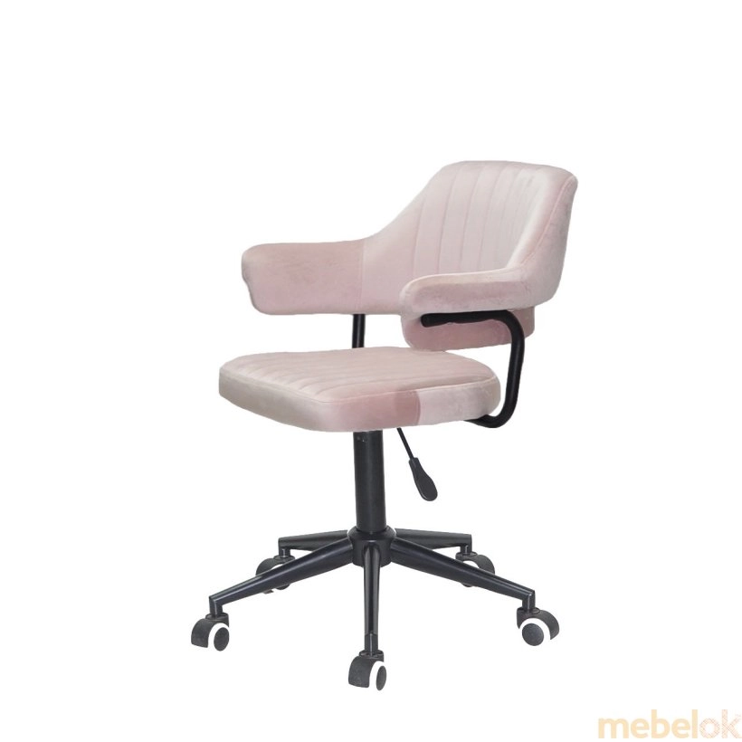 Крісло JEFF BK - Modern Office Б-Т Рожевий B-1021 від фабрики Onder Mebel  (Ондер Мебель)