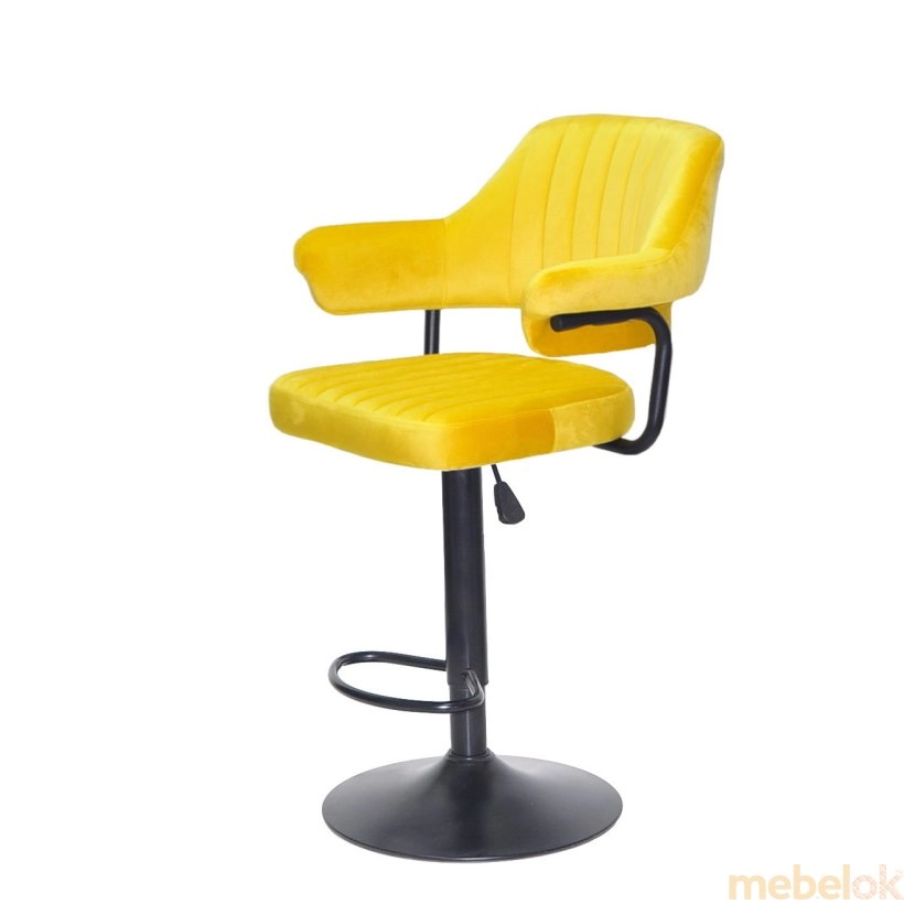 Кресло JEFF BAR BK - BASE Б-Т желтый B-1027 от фабрики Onder Mebel (Ондер Мебель)