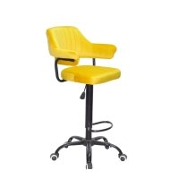 Крісло JEFF BAR BK - Office Б-Т жовтий B-1027