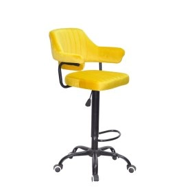 Кресло JEFF BAR BK - Office Б-Т желтый B-1027