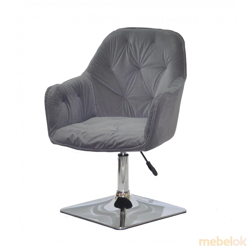 Кресло MARIO 4 - CH - BASE Б-Т серый B-1004 от фабрики Onder Mebel (Ондер Мебель)