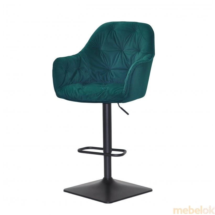Крісло MARIO BAR 4BK-BASE б-т зелений B-1003 від фабрики Onder Mebel  (Ондер Мебель)