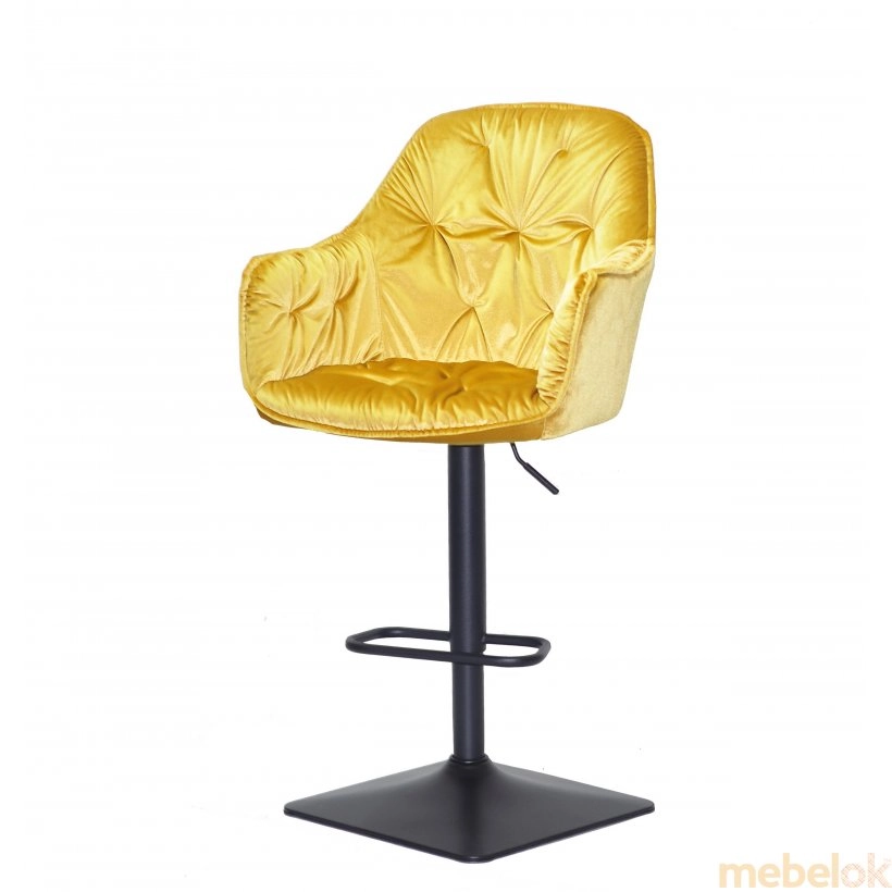 Кресло MARIO BAR 4BK - BASE Желтый Y - 10 от фабрики Onder Mebel (Ондер Мебель)