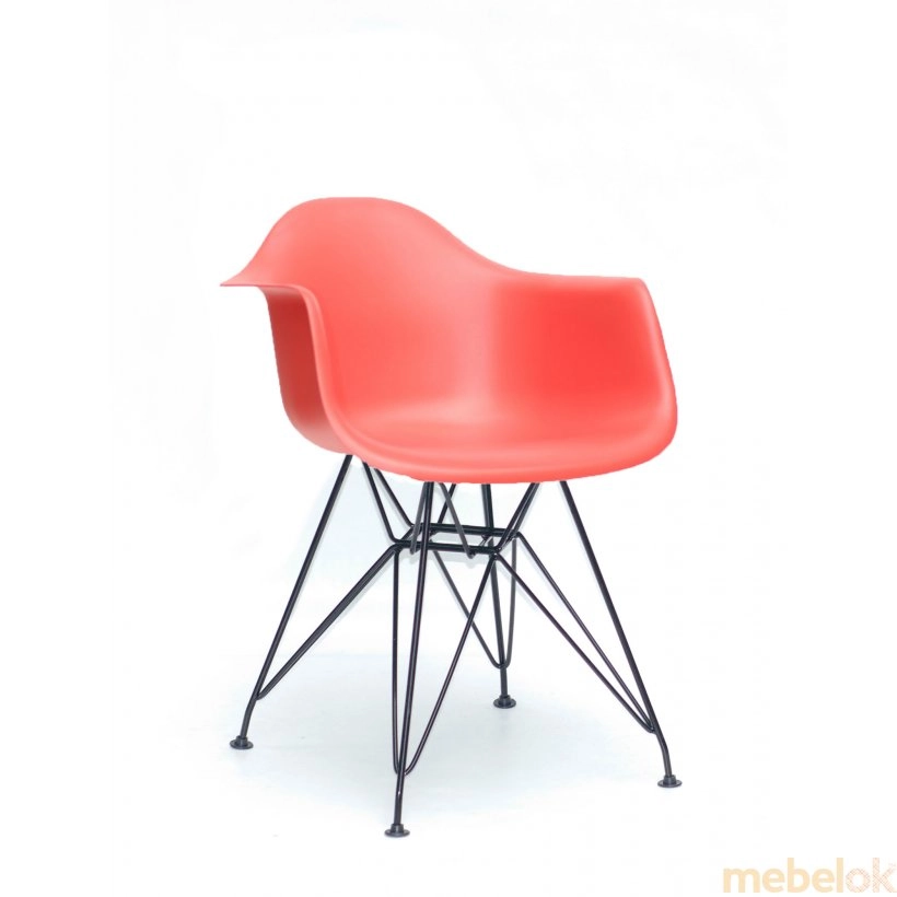 Кресло LEON BK-ML красный 05