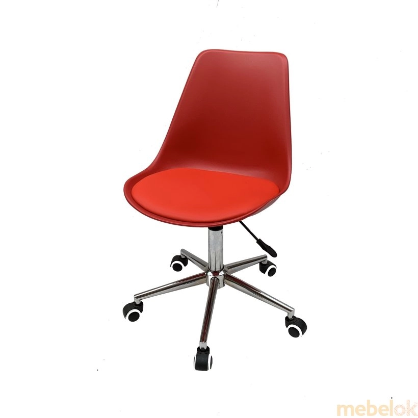 стілець з виглядом в обстановці (Стілець ALBERT Modern Office червоний 323)