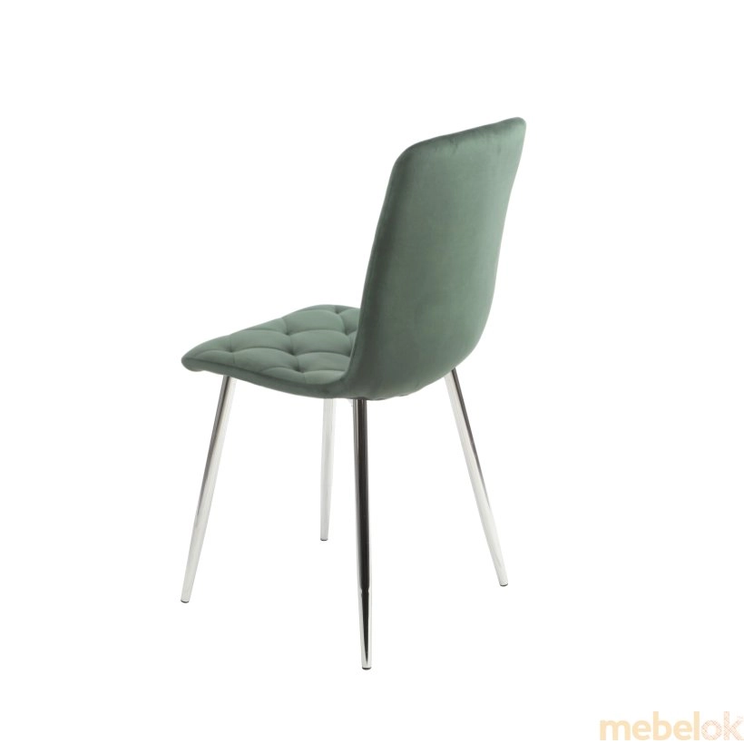 стілець з виглядом в обстановці (Стілець CHILLI CH Б-Т Зелений OR-853)
