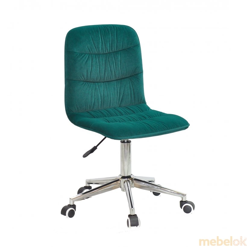 стул с видом в обстановке (Стул SPLIT Modern Office Б-Т зеленый B-1003)