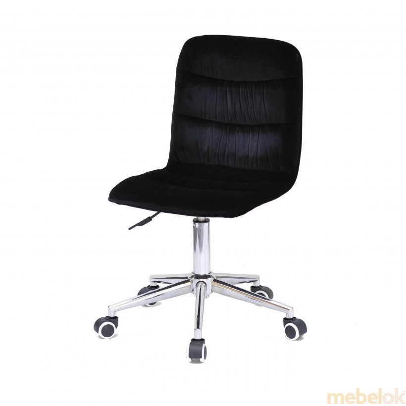 стілець з виглядом в обстановці (Стілець SPLIT Modern Office б-Т Чорний B-1011)