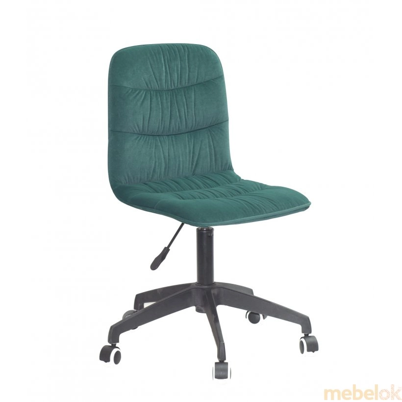 стул с видом в обстановке (Стул SPLIT BK - Modern Office Б-Т зеленый B-1003)
