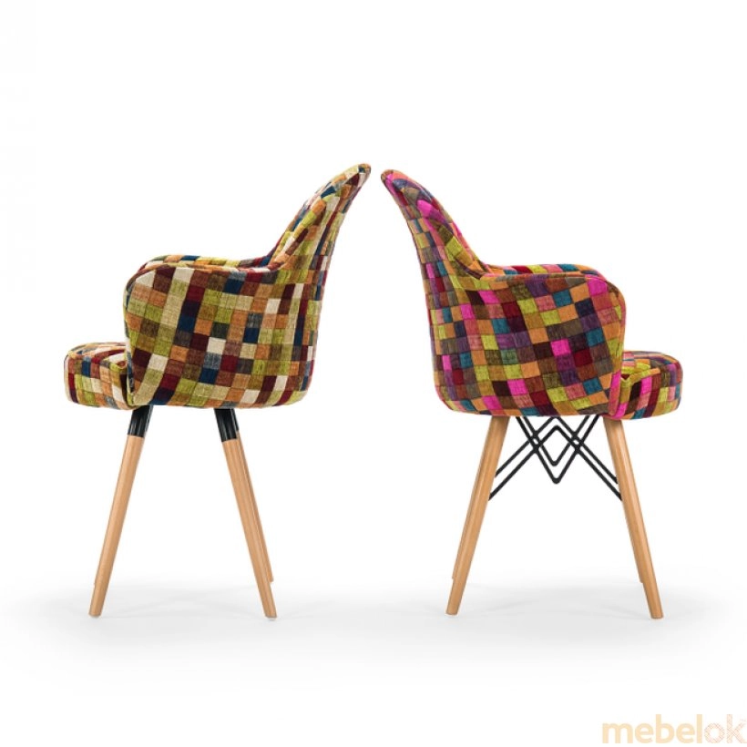 Кресло Gora-N ножки буковые, сиденье с тканью ARTCLASS 903