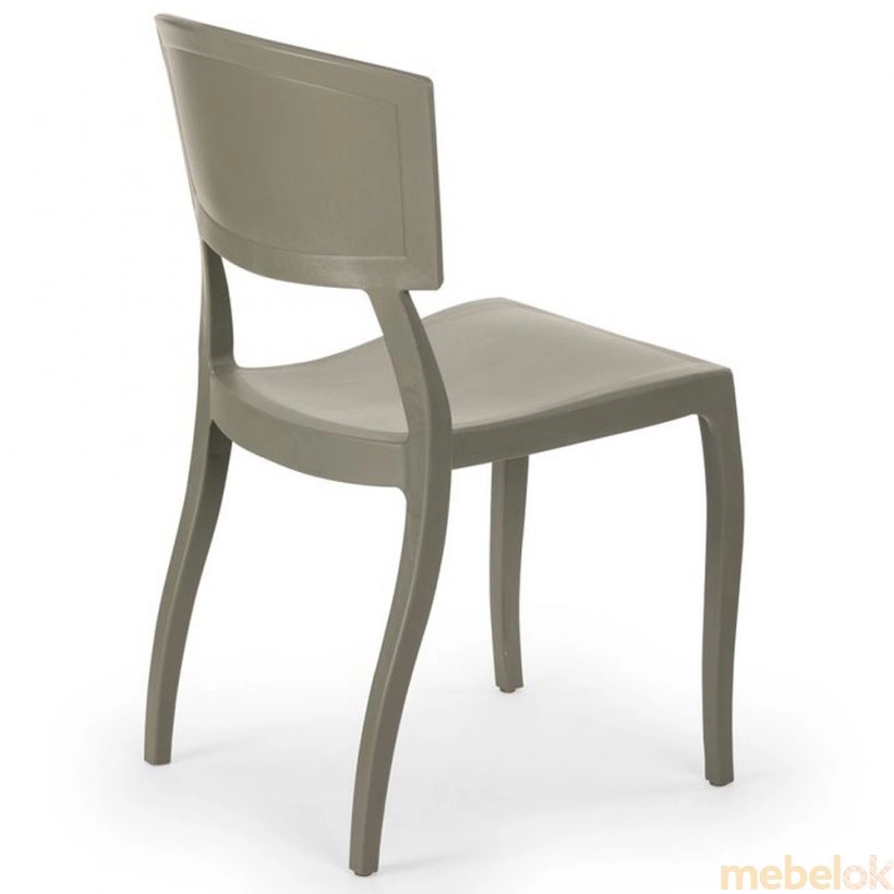 стул с видом в обстановке (Стул Orient серый цемент)