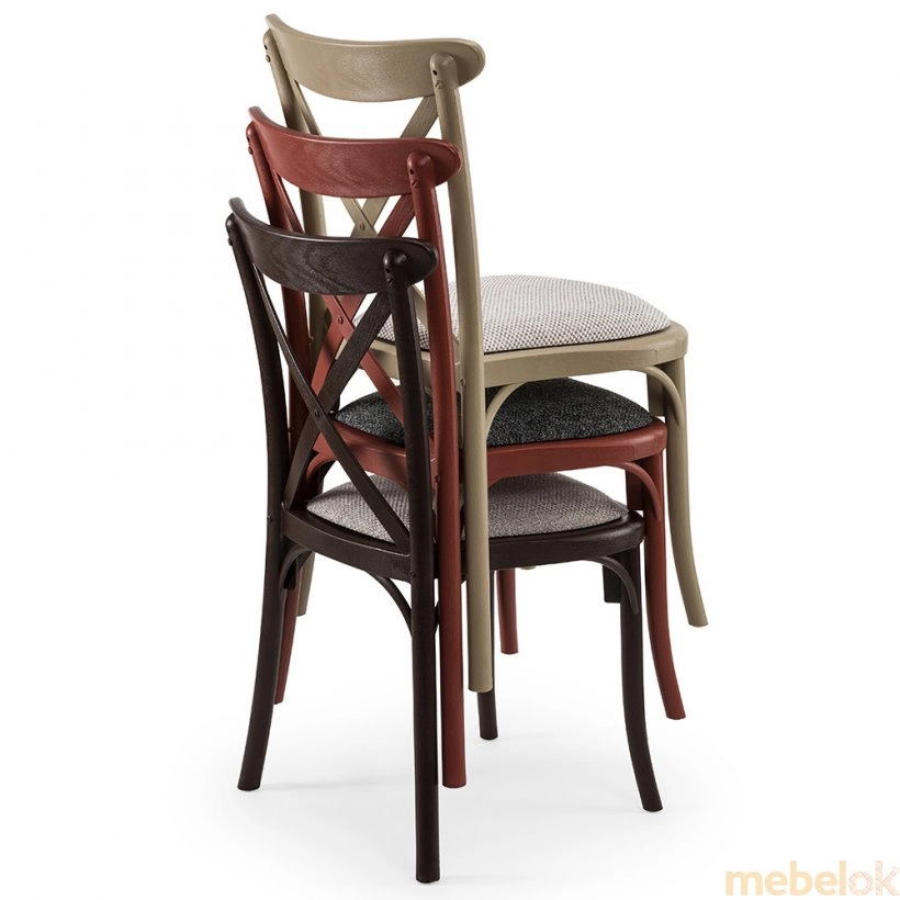 стілець з виглядом в обстановці (Стул Tilia Capri Pad цвет дерево)