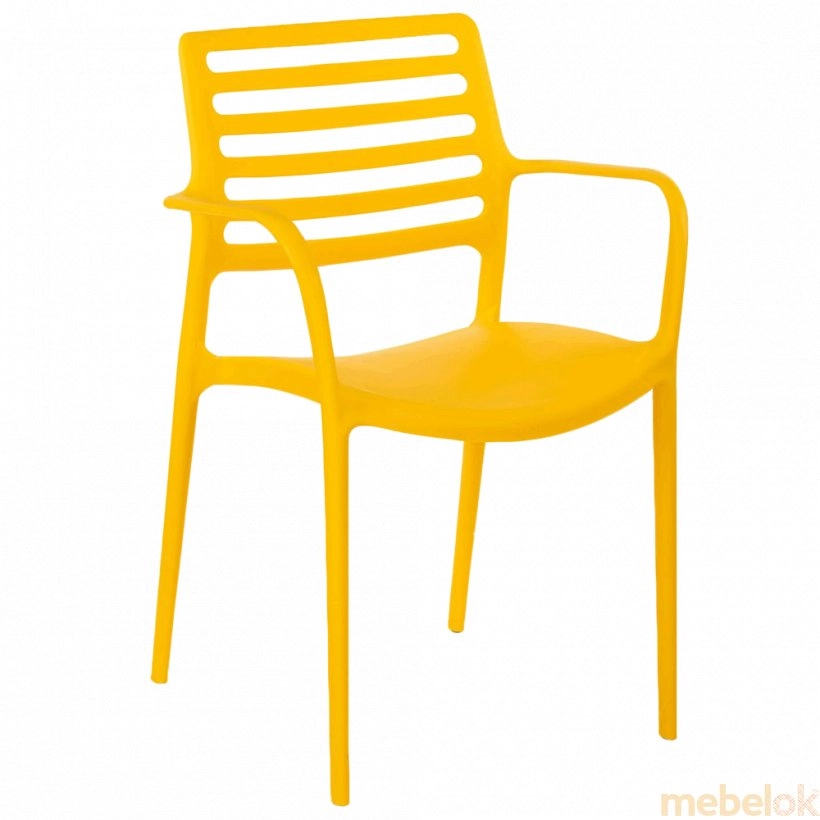 Кресло Louise XL желтый